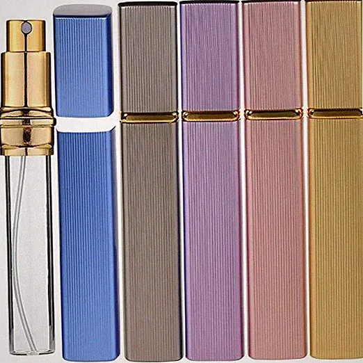 5-Pack 12ml Refillable Perfume Atomizer Travel Spray Bottle Mini Cologne Sprayer