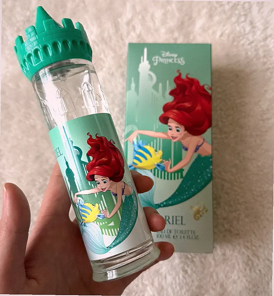 Disney Princess Ariel Eau De Toilette 3.4 Fl Oz Perfume Castle New in Box