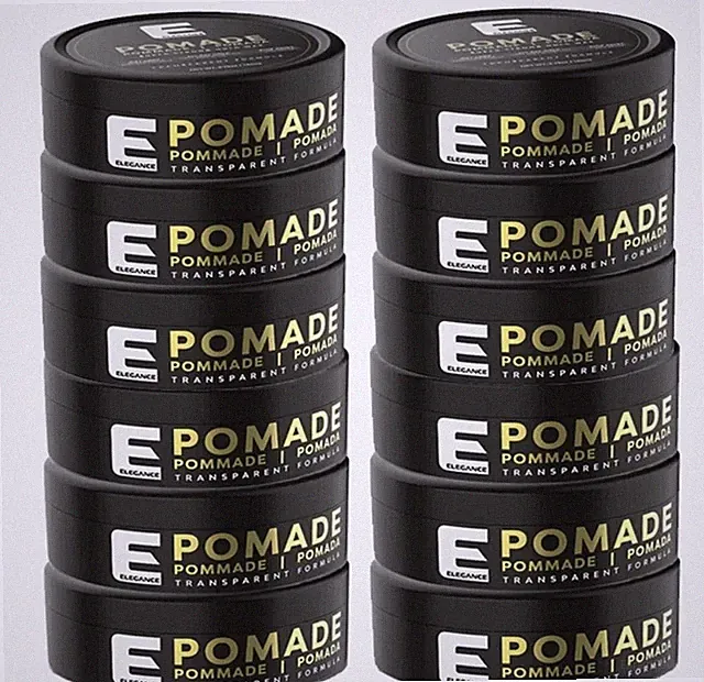 Elegance Pomade Transparent Hair Wax 4.7 Oz - 12 PACK - Sealed NEW