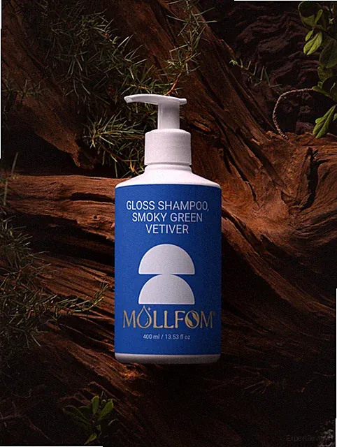 MOLLFOM Gloss Shampoo – Smoky Green Vetiver | Smooth & Glossy Hair
