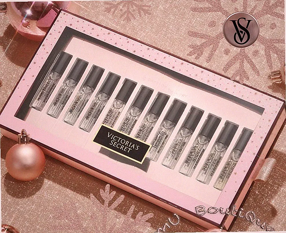 ❄️ VICTORIAS SECRET 2021 HOLIDAY 12 DAYS DISCOVERY MINI PERFUME SAMPLER GIFT SET