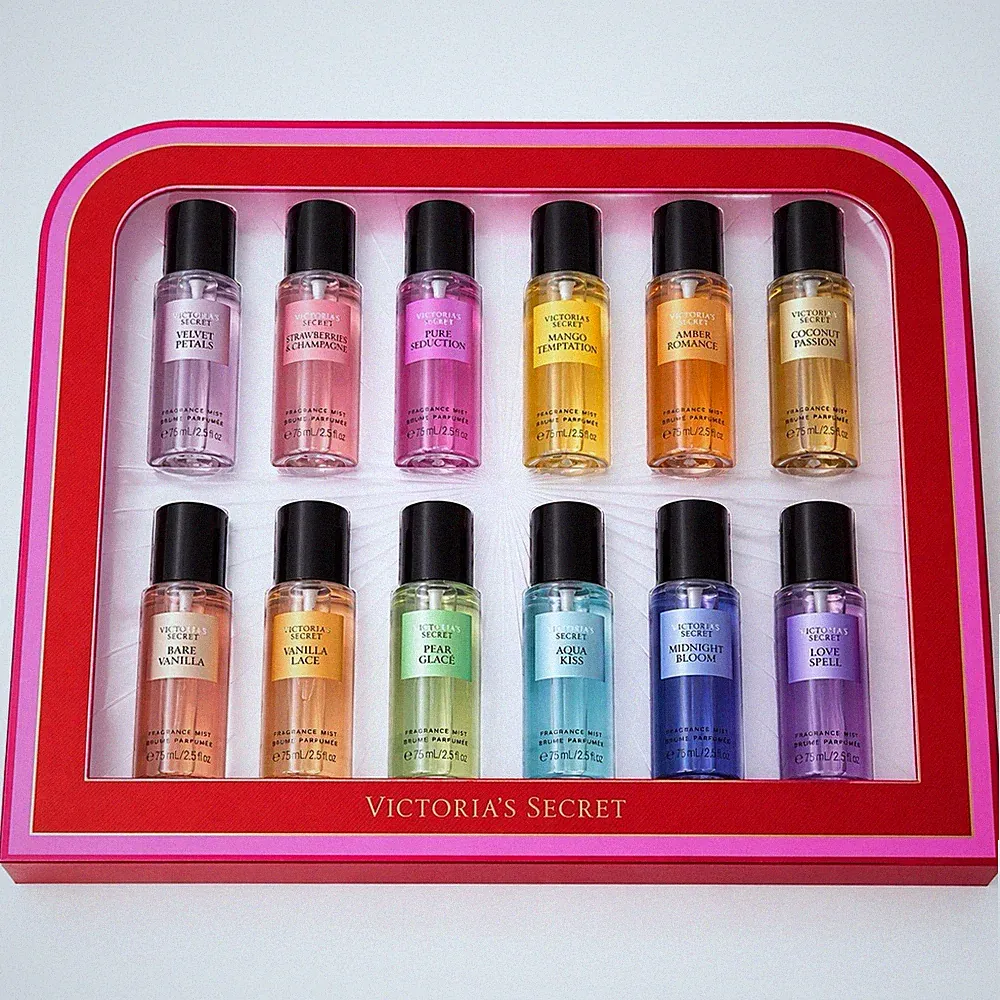 VS 12 Days of Mist Perfume Set 12pcs Body Spray Gift Set New Sealed