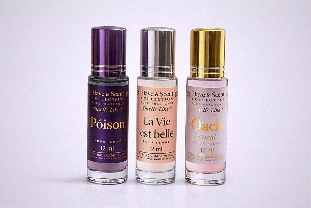 Women’s Fragrance Oil Roll-On Set – 3 Pack, 12 ml Each, Long-Lasting Perfume Oil